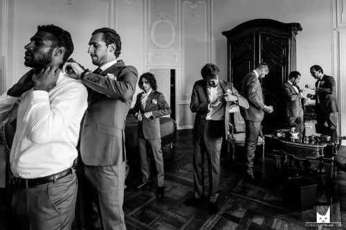 préparatifs mariage chateau de mercues